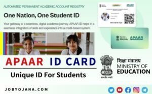 Apaar ID Card Online Registration